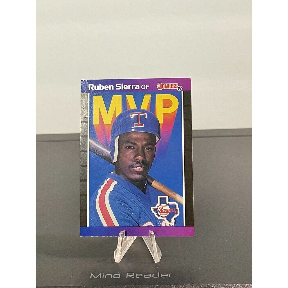 1989 Donruss Bonus MVP's Ruben Sierra Texas Rangers #BC-26 Error Card